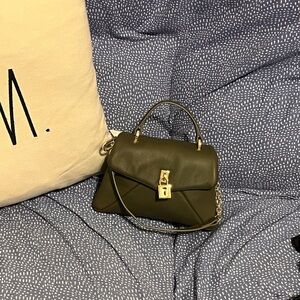 Ted Baker London Olive Mini Bag with Gold Accents